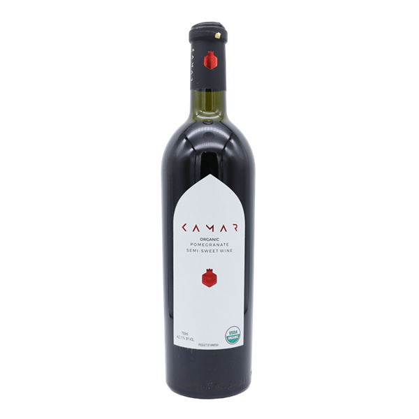Kamar Organic Pomegranate Semi Sweet Red Wine Armenia